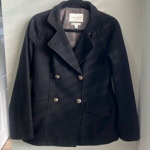 Banana Republic Wool Peacoat Coat Jacket